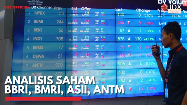 Analisis Saham BBRI, BMRI, ASII, ANTM