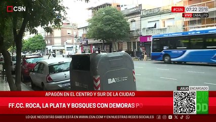 Gran apagón en parte de la Ciudad de Buenos Aires y la zona sur del Conurbano