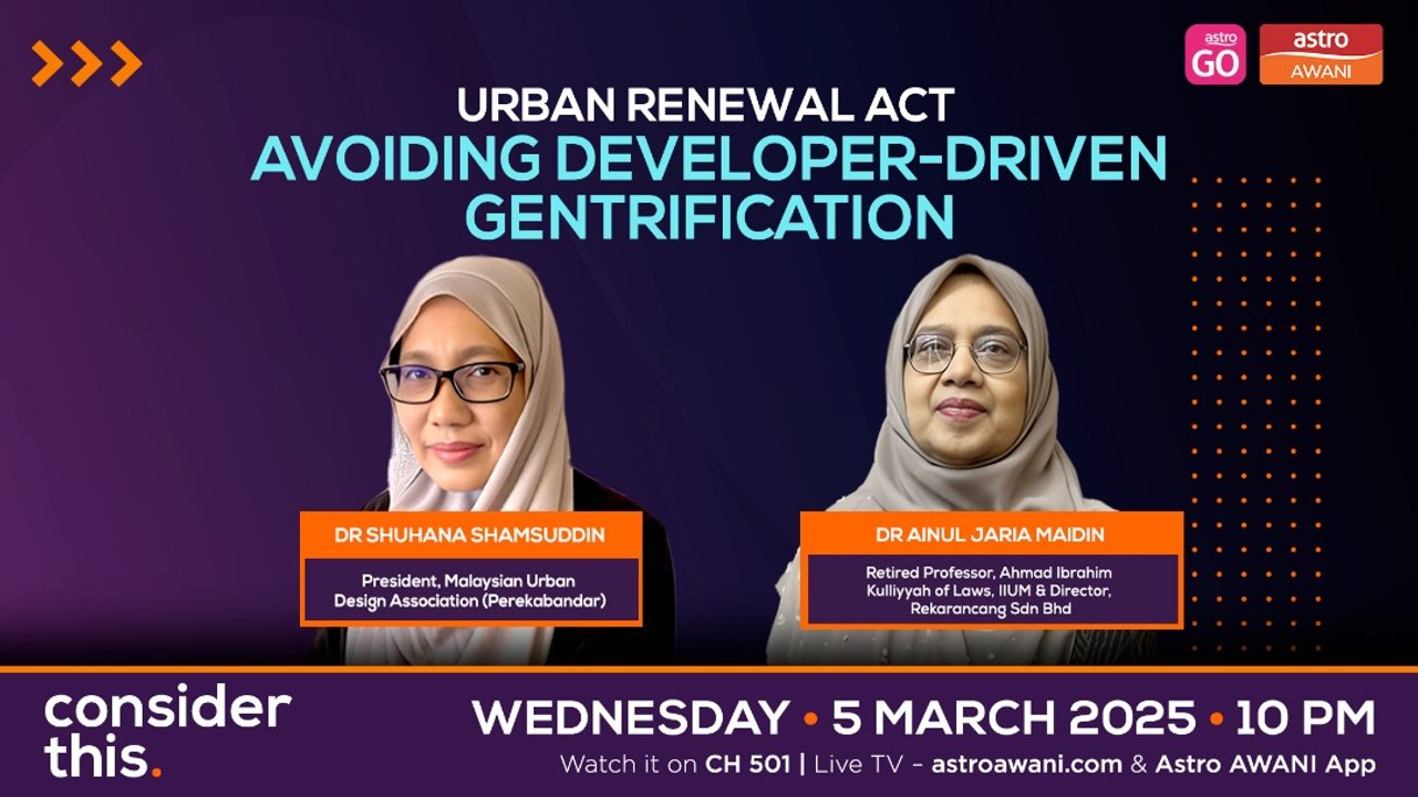 Consider This : Urban Renewal Act (Part 1) — Avoiding Developer-Driven Gentrification