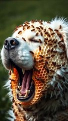 🐶 Brave Dog Attacked by Swarm of Bees – Shocking Rescue! 🐝🔥