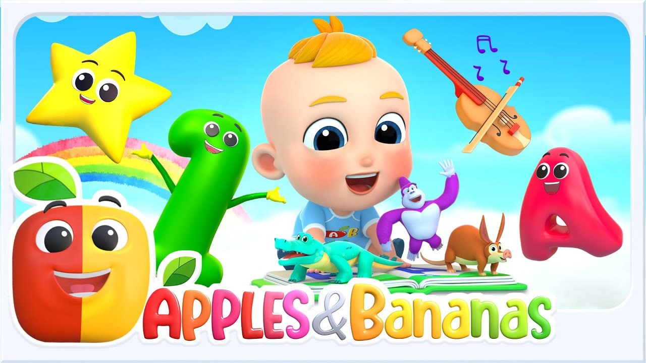 Apples and Bananas Educational Activities and Learning Videos App for Babies