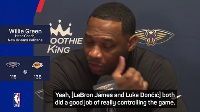 Pelicans had 'no answer' for LeBron-Doncic link-up