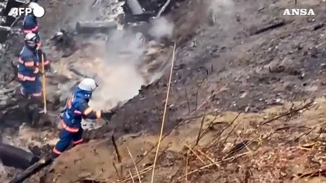 Giappone, vigili del fuoco all'opera contro il peggior incendio degli ultimi 50 anni