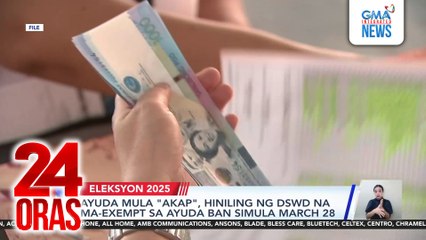 Ayuda mula “AKAP,” hiniling ng DSWD na ma-exempt sa Ayuda ban simula March 28 | 24 Oras