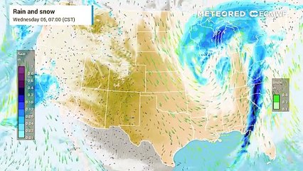 A wild Wednesday with two storms impacting the U.S.