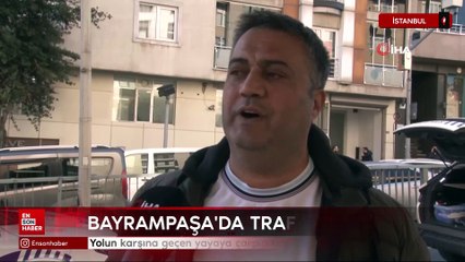 Bayrampaşa'da yayaya çarpıp kaçtı, kısa sürede yakalandı