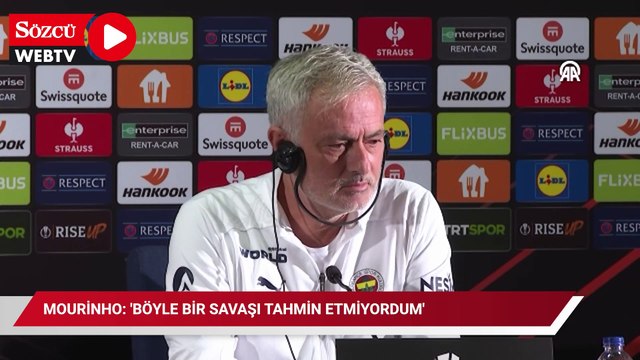 Mourinho: 'Böyle bir savaşı tahmin etmiyordum'