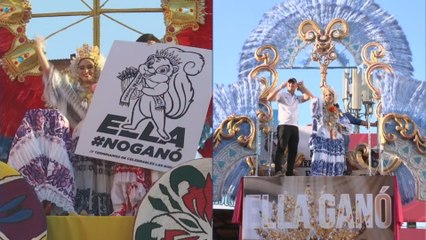 Calle Arriba y Calle Abajo cerraron el Carnaval con tradicional topón