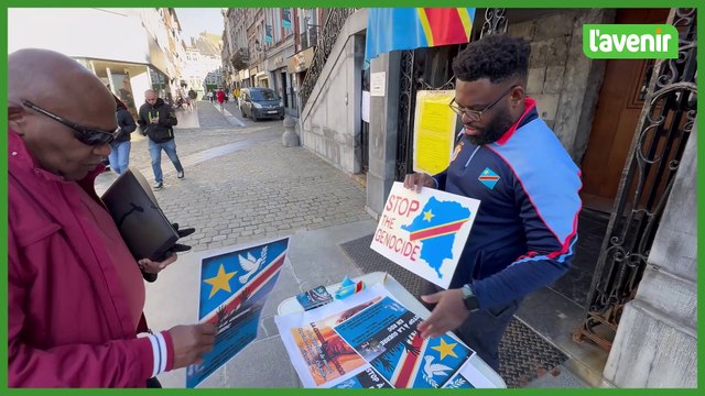 Une action de sensibilisation dénonçant les massacres perpétrés au Congo a été organisée ce mercredi 5 mars 2025 sur la Grand-Place de Huy