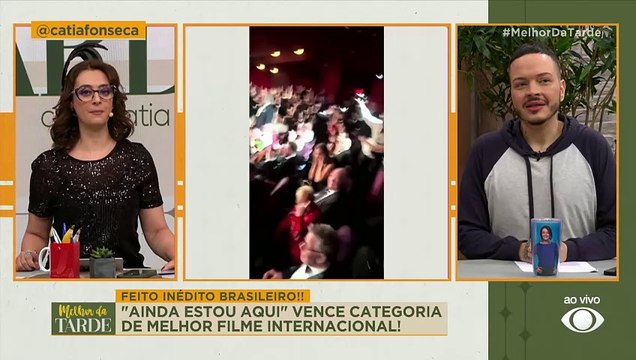 Comemoração de Selton Mello em Oscar de Ainda Estou Aqui conquista as redes sociais | Melhor da Tarde