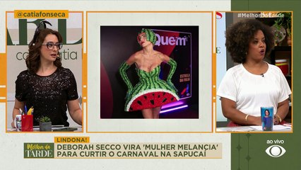 DEBORAH SECCO homenageia MULHERES FRUTA | Melhor da Tarde