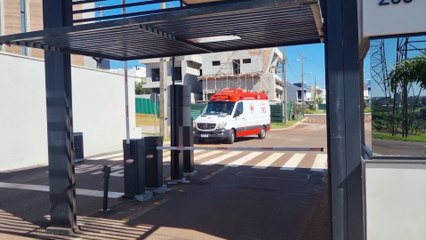 Com episódio de vômito, mulher é socorrida pelo Samu em condomínio na Avenida das Torres