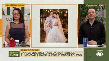 Camila Queiroz revela planos para ser mãe | Melhor da Tarde