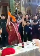 jodhpur news shivraj singh chouhan son kartikeya wedding bride amanat bansal dance video viral on social media