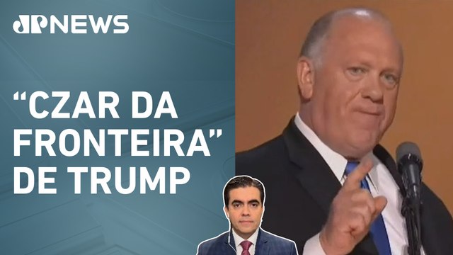 Tom Homan quer volta de detenção de famílias imigrantes ilegais; Vilela comenta