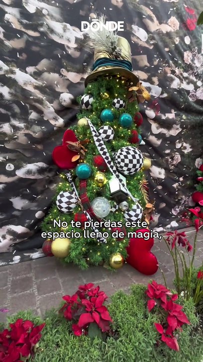 Decoración de Alicia en el País de las Maravillas en CDMX