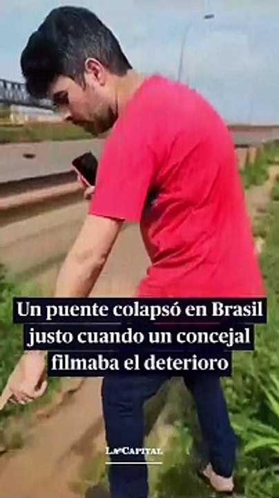 Un puente colapsó en Brasil
