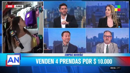 Papá Noel busca precios: compras navideñas en Av. Avellaneda