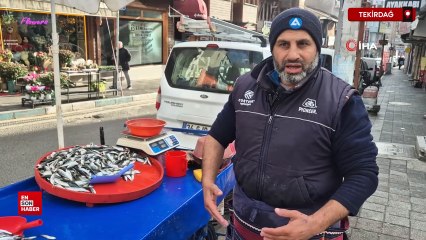 Tekirdağ'da hamsi 150 lira, istavrit 100 lira