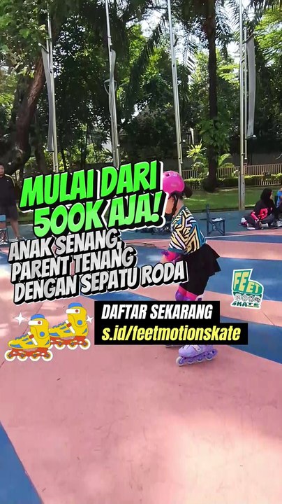 Dengan 500 Ribu saja, bisa membuat anakmu hidup sehat dan aktif dengan sepatu roda