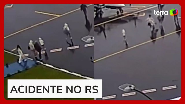 Vídeo mostra embarque de empresário e família em avião antes da queda em Gramado (RS)