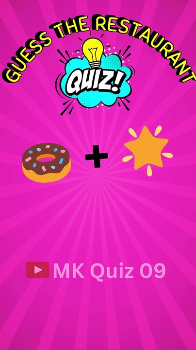 GUESS THE RESTAURANT BY EMOJI