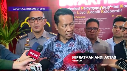 [FULL] Menkum Luruskan Pernyataan Prabowo Ingin Maafkan Koruptor