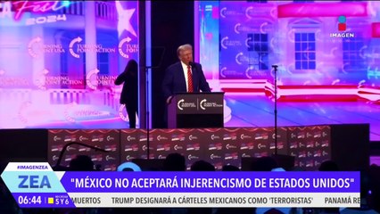 "México no aceptará injerencismo de Estados Unidos": Claudia Sheinbaum