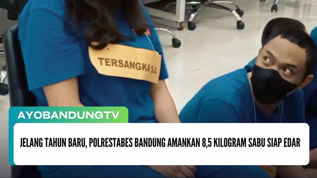 Jelang Tahun Baru, Polrestabes Bandung Amankan 8,5 Kilogram Sabu Siap Edar