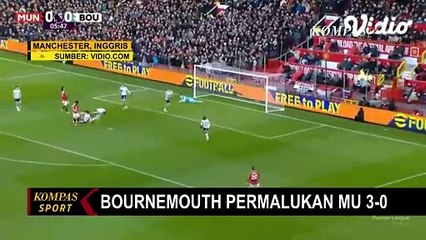 Bournemouth Hancurkan Manchester United 3-0 di Old Trafford