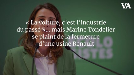 « La voiture, c’est l’industrie du passé »… mais Marine Tondelier se plaint de la fermeture d’une usine Renault