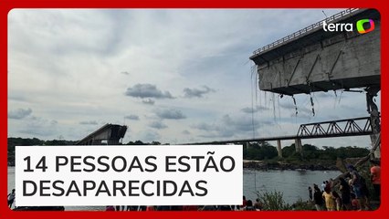 Ponte entre o Maranhão e o Tocantins desaba; vídeo mostra o momento