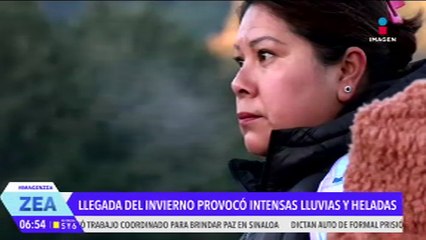 La llegada del invierno provoca lluvias y heladas en territorio nacional