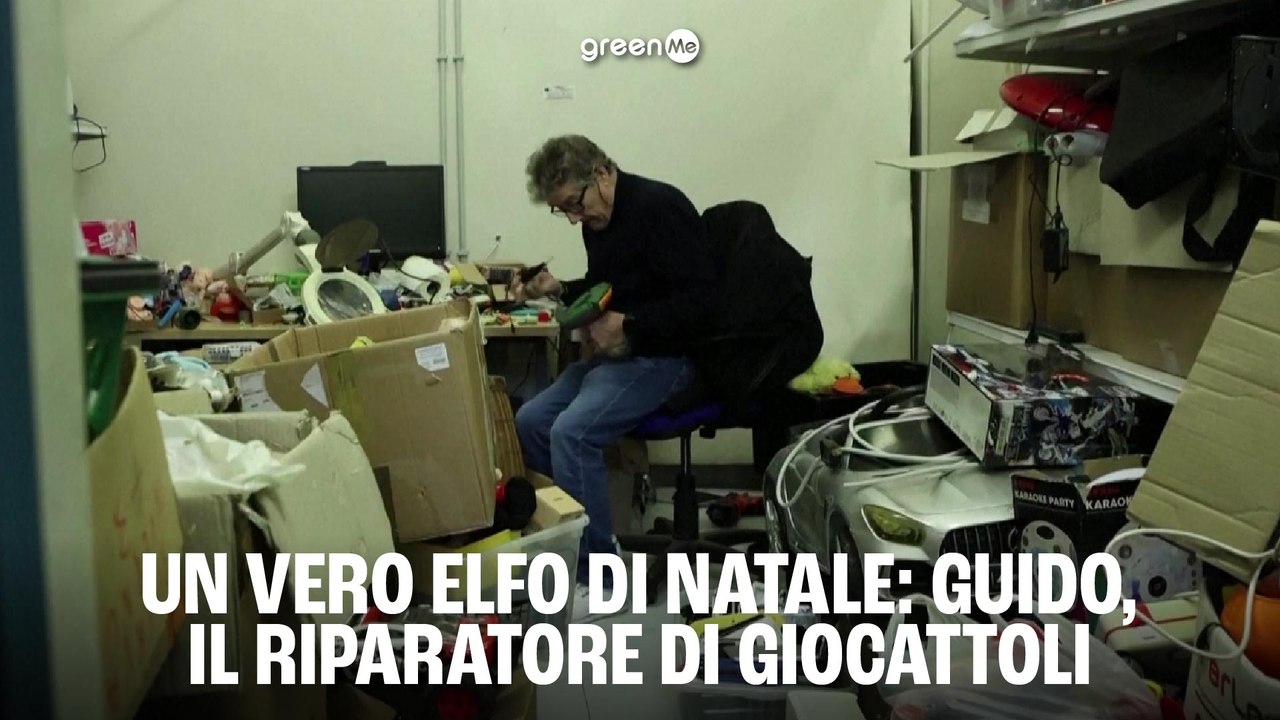 Un vero elfo di Natale: Guido, il riparatore di giocattoli