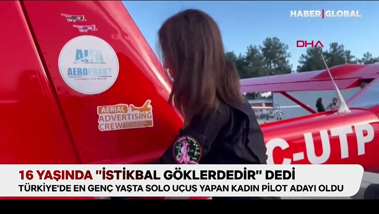 16 yaşında "İstikbal göklerdedir" dedi: İşte Türkiye'de en genç yaşta solo uçuş yapan kadın pilot adayı
