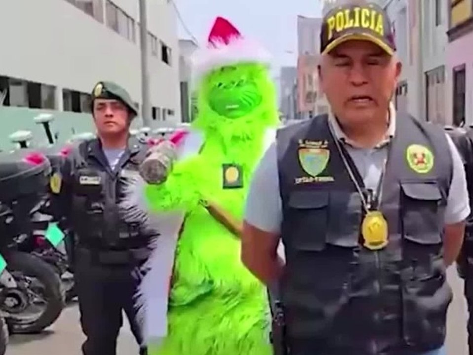 Der 'Grinch' nimmt Drogenhändler bei Razzia fest