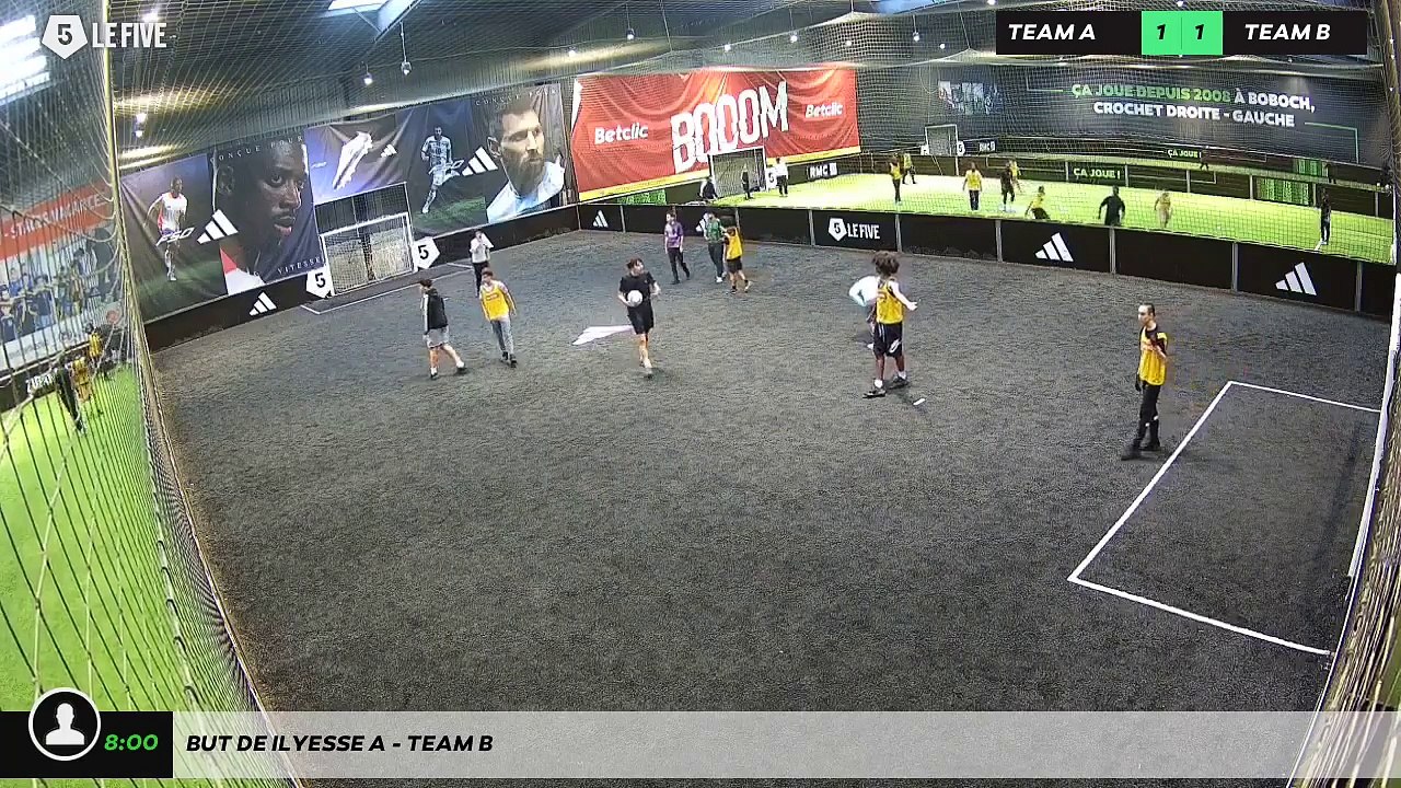 But de Ilyesse A - Team B
