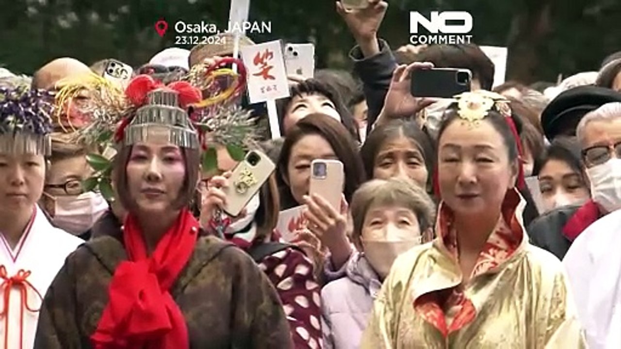 Japanisches Lachritual: Schlechte Erinnerungen des Jahres vertreiben