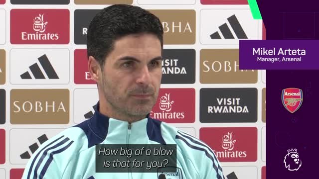 Arteta confirms Saka will miss several weeks through injury