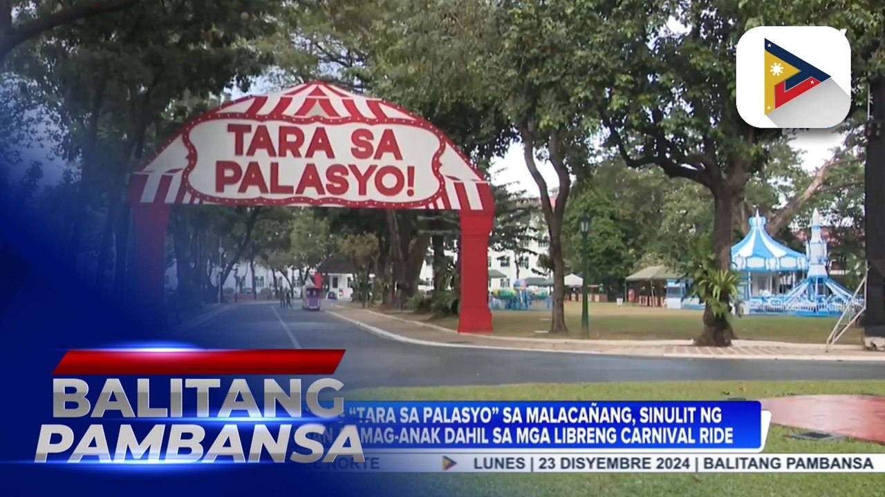 Huling araw ng 'Tara sa Palasyo' sinulit ng ilang kabataan at mag-anak dahil sa mga libreng carnival ride