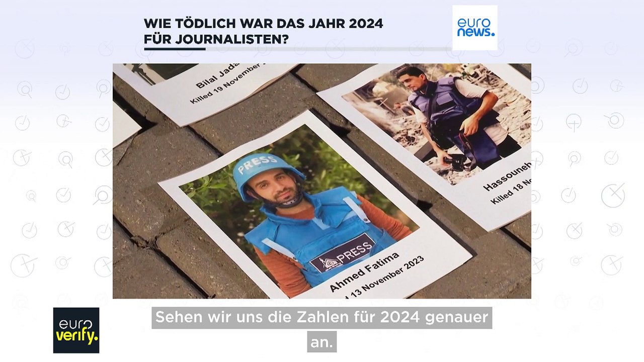 Faktencheck: Wie tödlich war das Jahr 2024 für Journalisten?