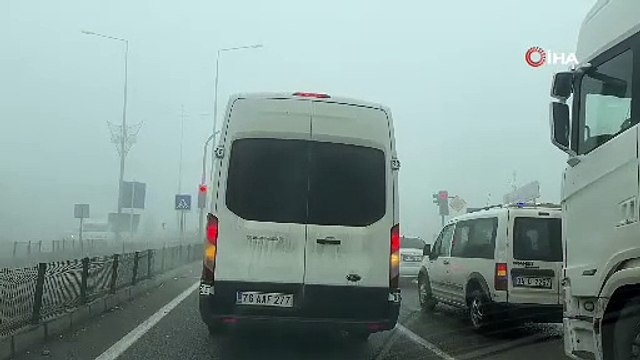 Sis şehri sardı! Iğdır’da görüş mesafesi düştü