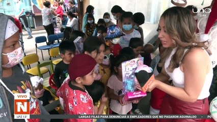 niñños recibieron regalos