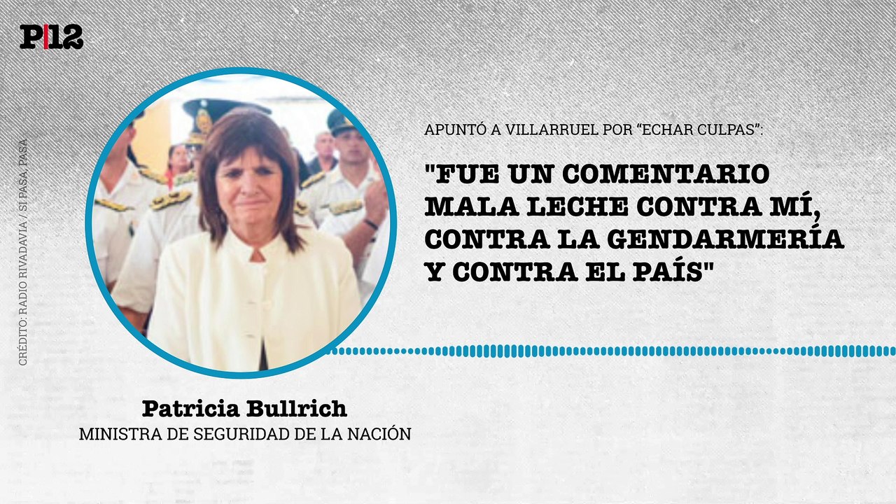"Un comentario mala leche": Bullrich apuntó a Villarruel por querer echar culpas ante el secuestro del gendarme Gallo en Venezuela