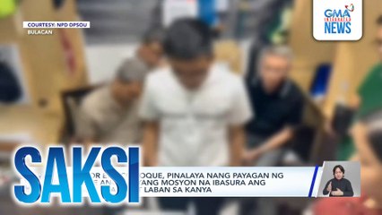 Mayor Enrico Roque, pinalaya nang payagan ng korte ang kanyang mosyon na ibasura ang arrest warrant laban sa kanya | Saksi