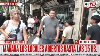 Un clásico de navidad. las compras de último momento