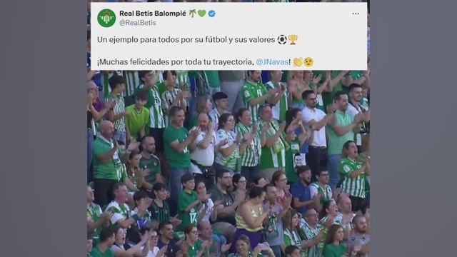El enigmático mensaje en redes del Betis a Navas en medio de la crisis institucional