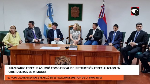 Juan Pablo Espeche asumió como fiscal de instrucción especializado en ciberdelitos en Misiones