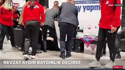 Yemeksepeti'nin Kurucusu Nevzat Aydın Sahnede Fenalaştı