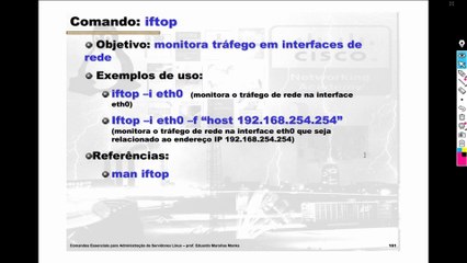 Comandos Essenciais para Administração de Servidores Linux iftop
